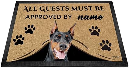 doberman doormat