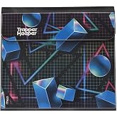 Mead Trapper Keeper Binder, Retro Design, 1 Inch Binder with Folders and Pockets, Holds 8-1/2" x 11" Paper, Shapes (260038CQ1-ECM)