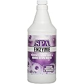 Spa & Hot Tub Enzymes - Quart - Prevents Scum Lines & Odors in Hot Tub & Spa Water, Breaks Down Oil, Lotion and Other Organics
