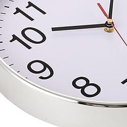Plumeet Extra Large Wall Clock - 16" Non Ticking