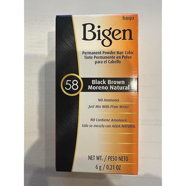 Amazon.com : Bigen Powder Hair Color #57 Dark Brown 0.21oz (6 Pack