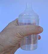 Lizzyoftheflowers 2 Pack Clear Wide Spout Beakers 200ml with Flow Lid view 5