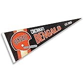 Cincinnati Bengals Throwback Vintage Retro Pennant Flag