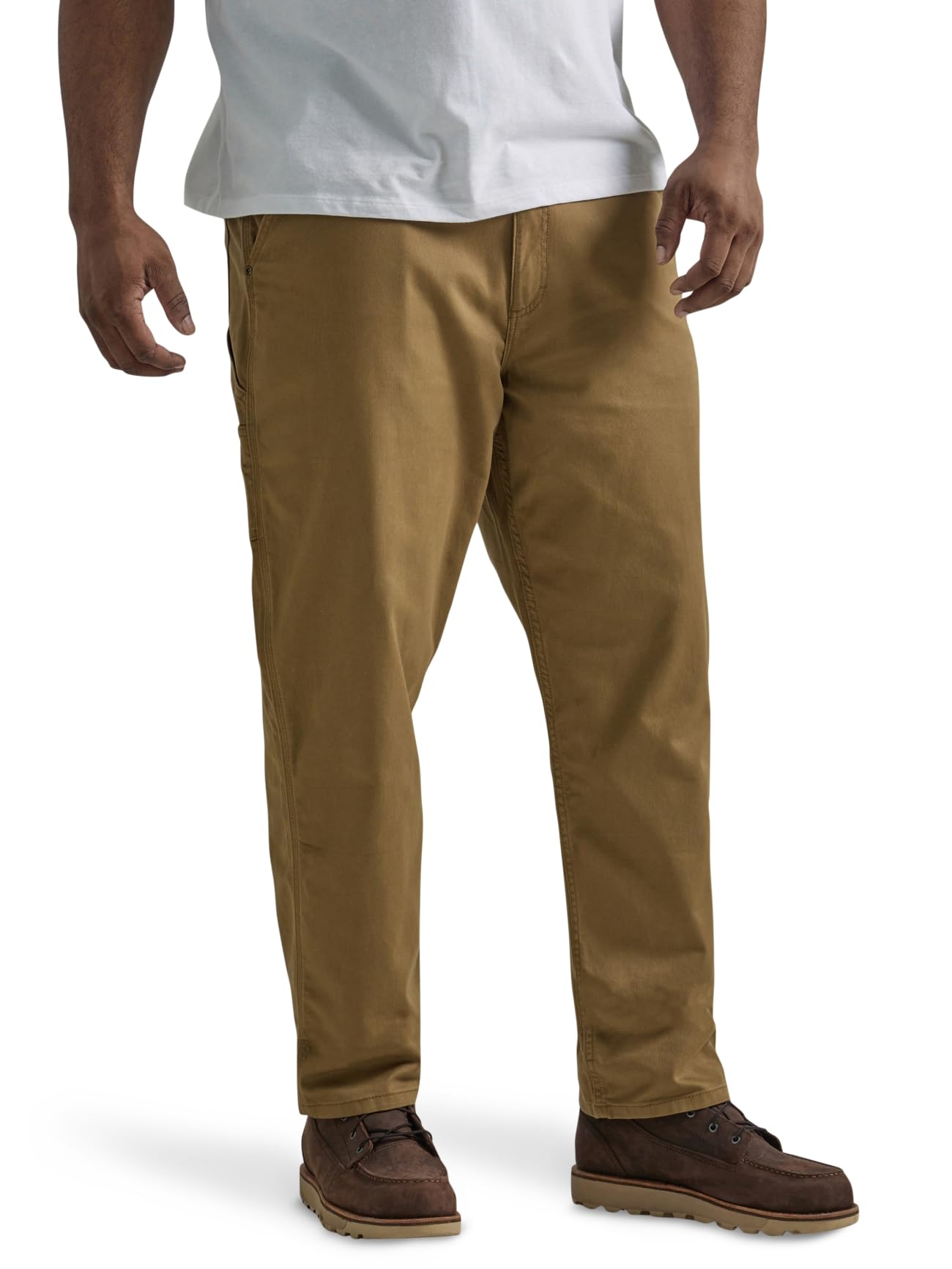 Lee Men's Big & Tall Legendary Workwear Carpenter Jean, Dark Khaki, 46W x 32L Image