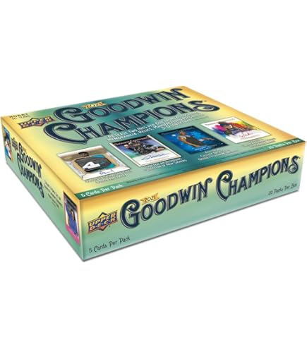 Amazon.com: 2023 Upper Deck Goodwin Champions Hobby Box