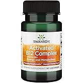 Swanson Supplemelts Sublingual Activated Vitamin B-12 60 Tabs