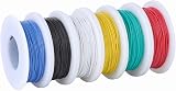 TUOFENG 30 AWG Solid Hook-Up Wire Kit 6 Colors 100ft Each Tinned Copper view 2