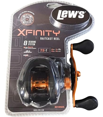 Lew's Mach 2 SLP 7.5:1 Carrete de Cebo para Mano Izquierda