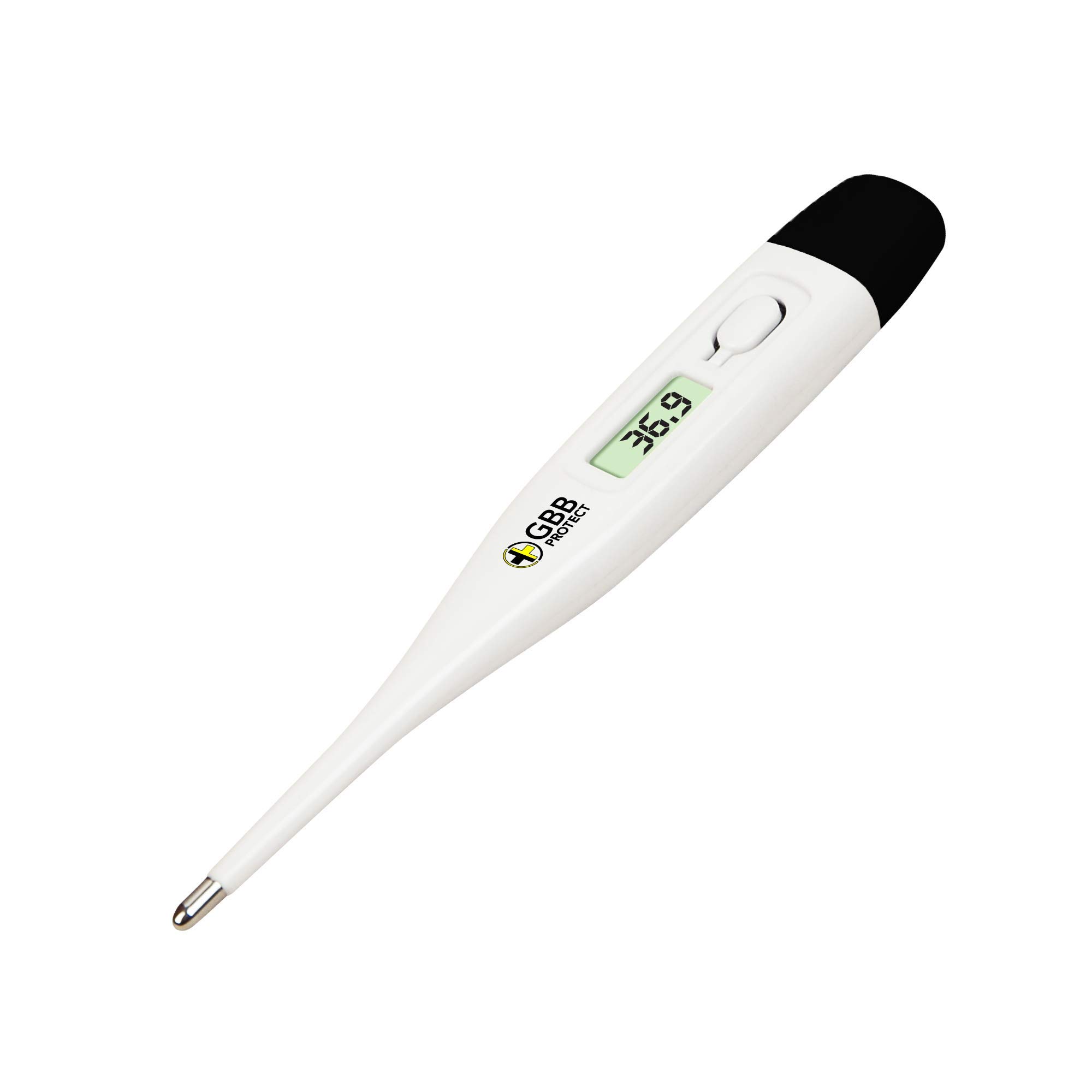 2 in 1 Digital Thermometer, Medical Oral for Adults, Fever, Kids, Underarm Rectal Temperature Contact Probe, Fast Accurate, C/F Switchable UK Seller