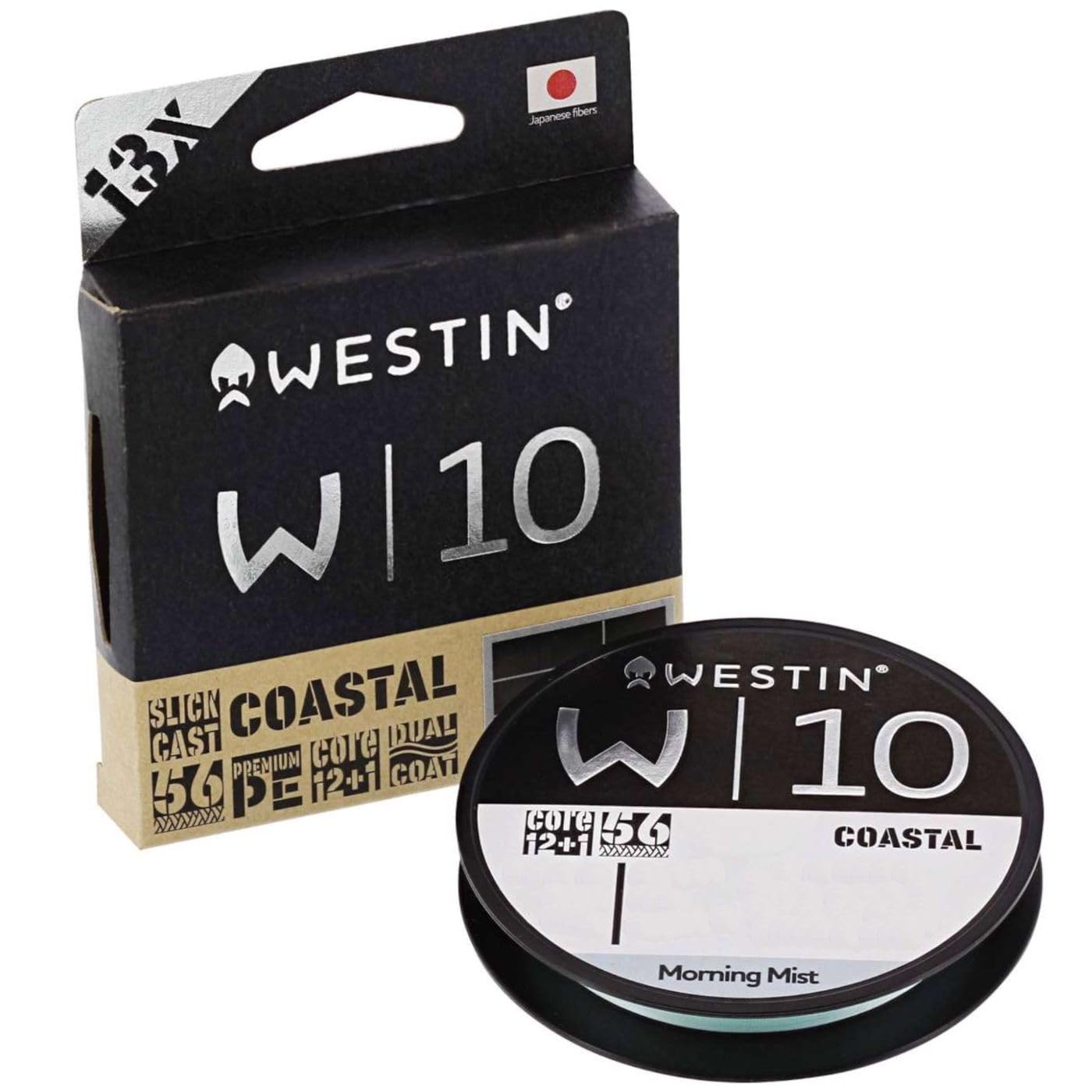 Westin W10 13 Braid Coastal Morning Mist - 150 m Braided Line, Diameter / Load Capacity: 0.128 mm / 7.3 kg