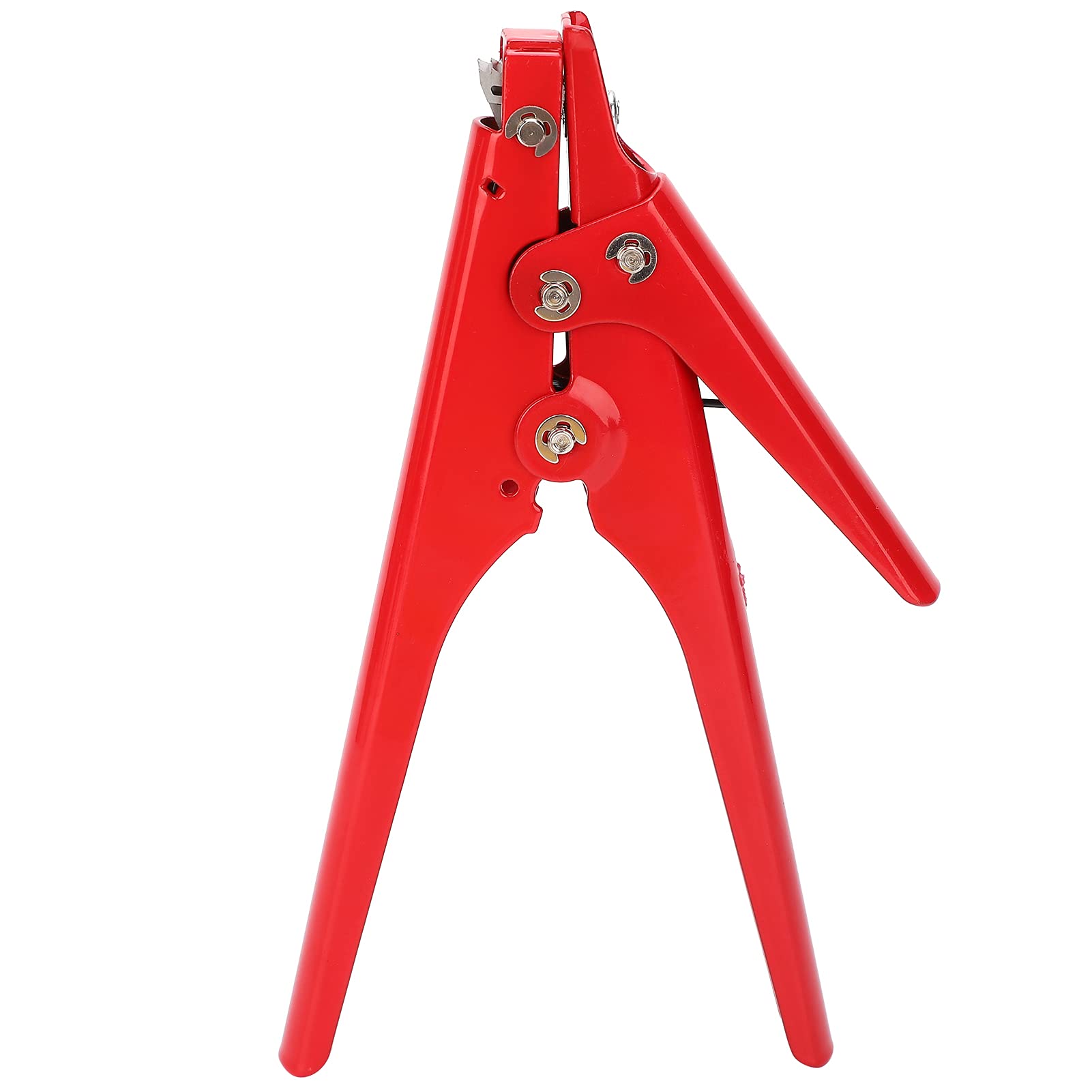 Tissting Cable Tie Gun, Heavy Duty Metal Tensioning Tool with Fastening Cutting Mechanism Professional Installation Device for Industrial Cable Bundling