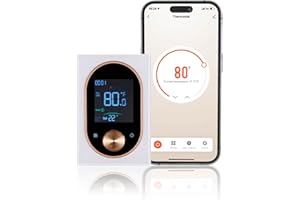MOES Programmable Smart Thermostat for Electric Baseboard Heaters, 2.4G WiFi Compatible with 120V/240V Electric Heating, Remo