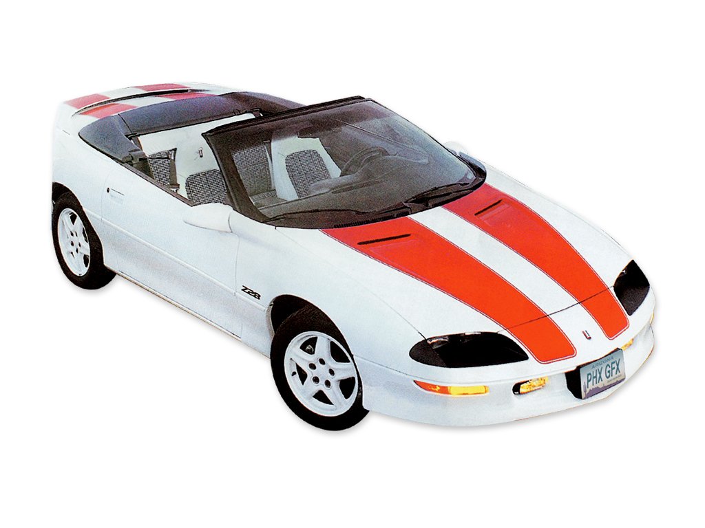 Amazon.com: Camaro 1998 1999 2000 2001 2002 Chevrolet Z28 RS Rally Sport  Decals & Stripes Kit CONVERTIBLE T-TOP - RED: Automotive