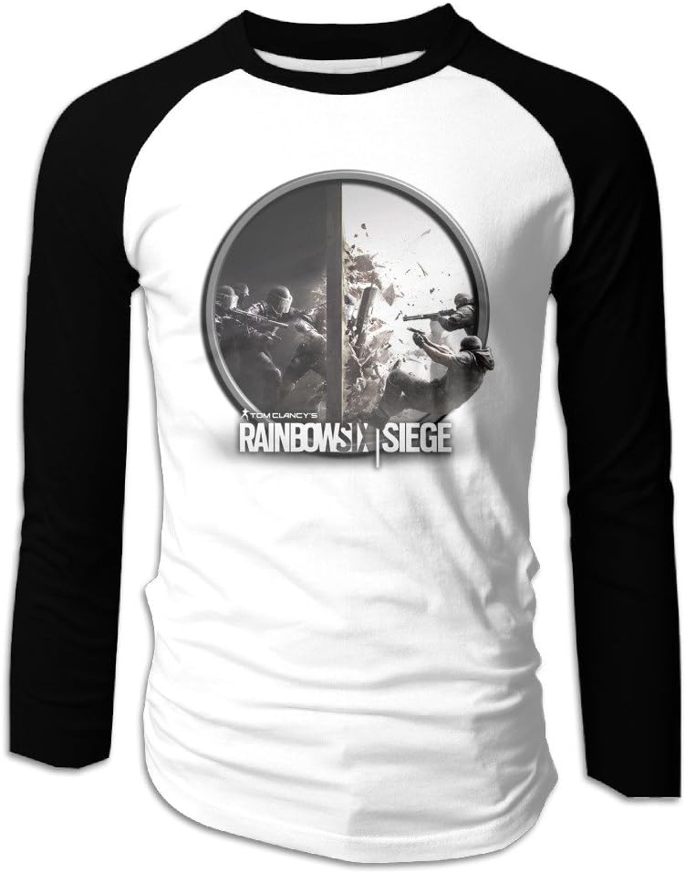 Tom Clancy's Rainbow Six Siege Vintage Baseball Jersey For Men Raglan T Shirt
