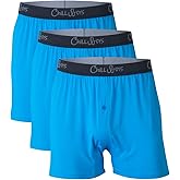 Chill Boys Viscose from Bamboo Boxers for Men – Men's Underwear – Ultra Breathable & Soft Men's Boxer Shorts – 3 Pack