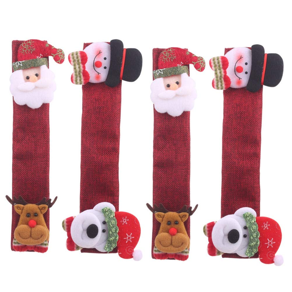 Pretty Comy Tirador De Puerta De Navidad Tapa De Refrigerador ...