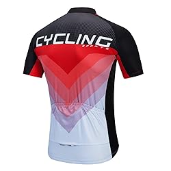 Cycling Jersey Men, Summer Short Sleeved Bike