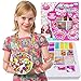 Liberty Imports ABC Beads & Charms Friendship Bracelet Jewelry Making Kit - Over 1000 Beads