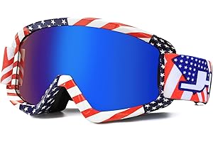 AVV Motorcycle Goggles for Men Women - Windproof ATV Dirt Bike Goggle, Anti UV Off-road Glasses For Riding MTB Motocross