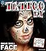 Tinsley Transfers Sugar Skull, Flesh/Multi, One Size