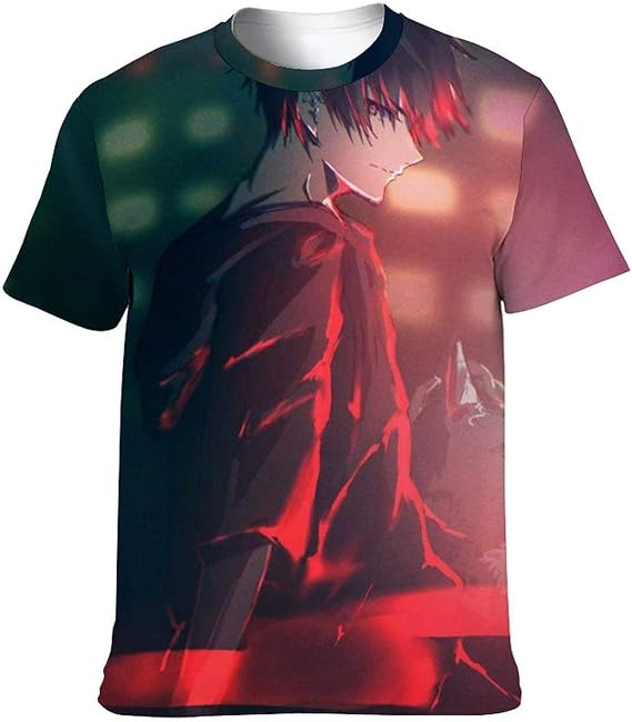 Amazon 呪術廻戦 伏黒恵 クール ｔシャツ 春 メンズ 半袖 レディース 着心地良い 男用 女用 肌に優しい 丸襟 耐久性高い インナー おしゃれ 無臭 速乾性良い 外出 学園祭 パーティー用 ギフト ｔシャツ Tシャツ カットソー 通販