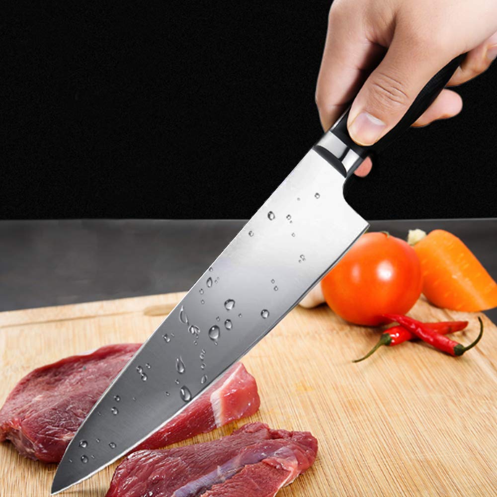 Ruicer Cuchillo de cocina profesional 20 cm de acero inoxidable