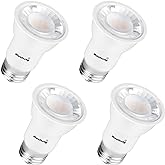 Maelsrlg PAR16 LED Long Neck Recessed Spotlight Bulb, 6W(60W-75W Equivalent) Dimmable, 600 Lumens, 40&deg; Beam Angle, Track Light Bulbs Warm White 3000K, E26 Medium Base, Pack of 4