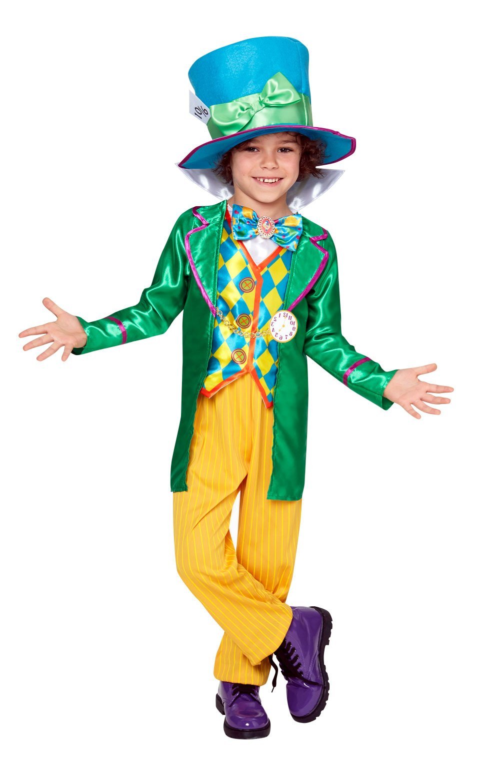 Rubie's Official Boy's Disney Alice in Wonderland Mad Hatter Costume - Small