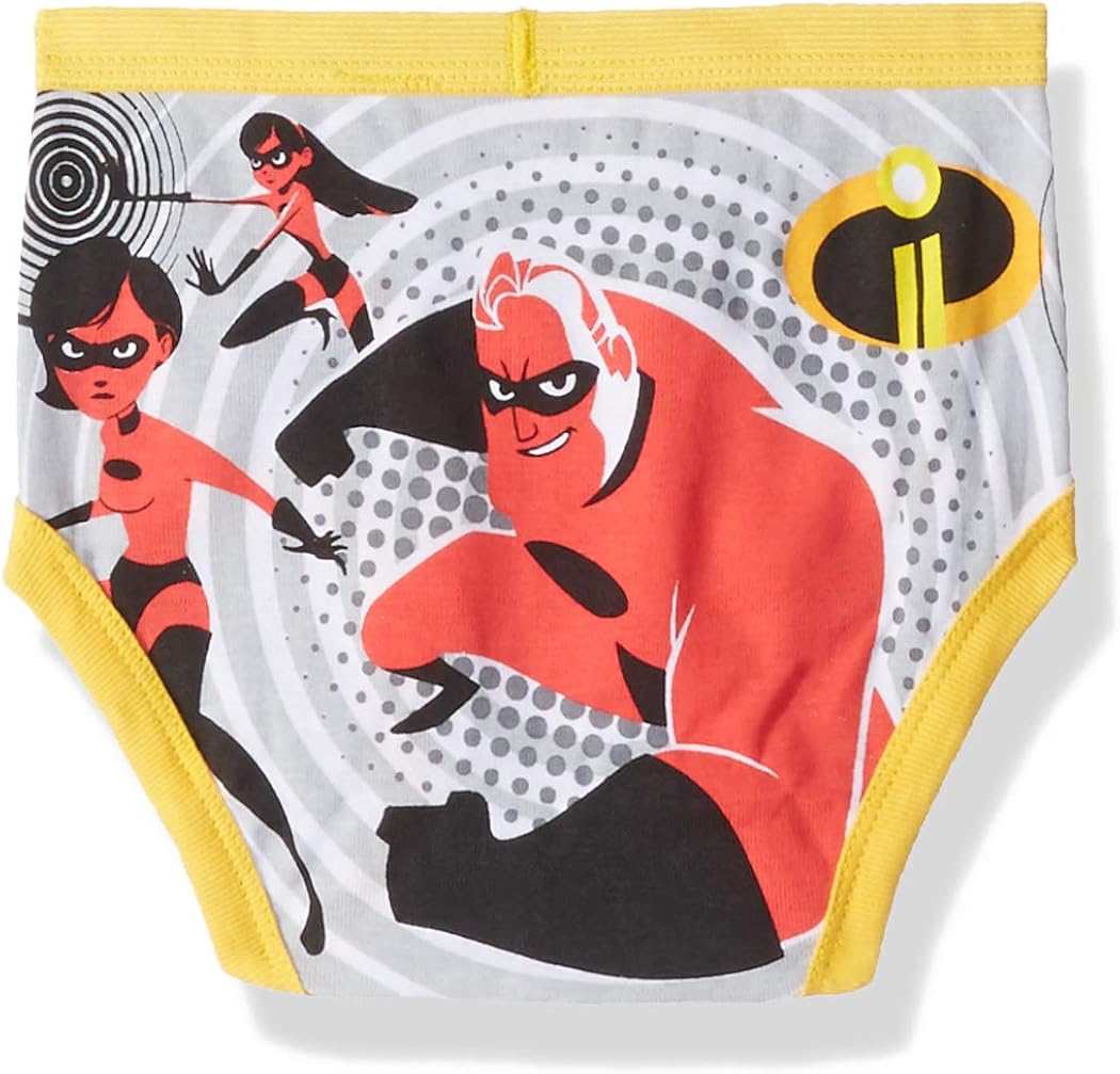 Disney Boys' Incredibles 5-Pack Underwear Briefs: Clothing