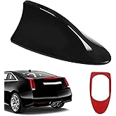 Shark Fin Antenna Cover for Car, Automotive Top Roof Aerials AM/FM Radio Signal Base, Vehicle Shark Fin Shape Cover with Adhe