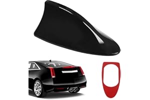 Shark Fin Antenna Cover for Car, Automotive Top Roof Aerials AM/FM Radio Signal Base, Vehicle Shark Fin Shape Cover with Adhe