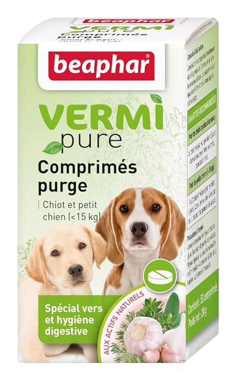 Beaphar Natürliche Hundewurmtabletten Kleine <15 Kg