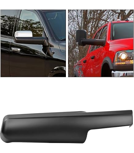 Chrome Mirror Top Half Covers For 2009-2018 Dodge Ram 1500/2500/3500 – No Signal