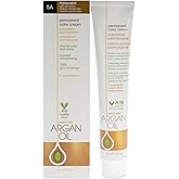 One N' Only Permanent Hair Color - Permanent Hair Dye Made with Argan Oil - Delivers Rich, Accurate Tones with Gray Coverage - Improves Moisture & Elasticity - 5A Light Ash Brown (3 oz)