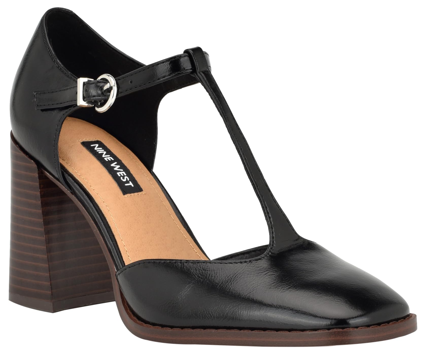 Nine West Women’s Janky3 Pump, Black 001, 8