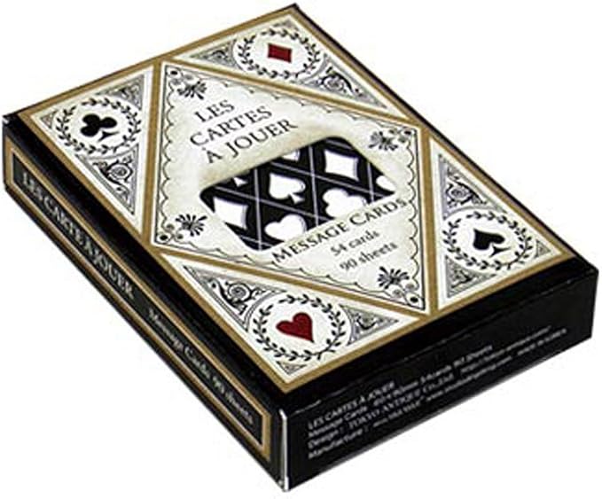 東京アンティーク トランプメッセージカード ブラックtomc B 文房具 オフィス用品 文房具 オフィス用品 Amazon