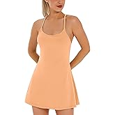 Womens Tennis Dress, Athletic Dress with Built-in Bra & Shorts Pockets Summer Dresses for Women Golf Outfits for Workout
