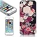iphone 5S Case, Johncase® [Floral Series] Apple iphone 5 5s SE Case Covers Durable TPU-material for Scratch Resistant and Drop Protection [Retail Packing/ Lifetime Warranty] Cute Protective Phone Case for iphone 5c 5s SE(2015) - (Flower)