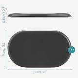 Navaris 16pc Furniture Sliders for Carpet 15.2cm Oval Gliders Heavy Move view 5