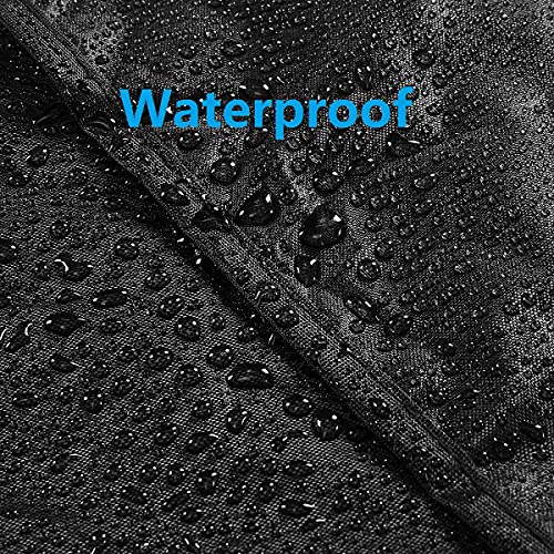 Hezeb Patio Seat Covers Waterproof,Lounge Deep Chair Cover,600D Loveseat and Heavy Duty Cover,2-Seater Outdoor Furniture… - Image 3
