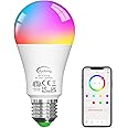 HYDONG Smart Light Bulbs, 15W Color Changing Light Bulbs Compatible with Alexa Only, A19 Alexa Light Bulbs, Tunable 2700K-6000K E26/E27 Bluetooth LED Lights for Bedroom, Living Room 1Pack