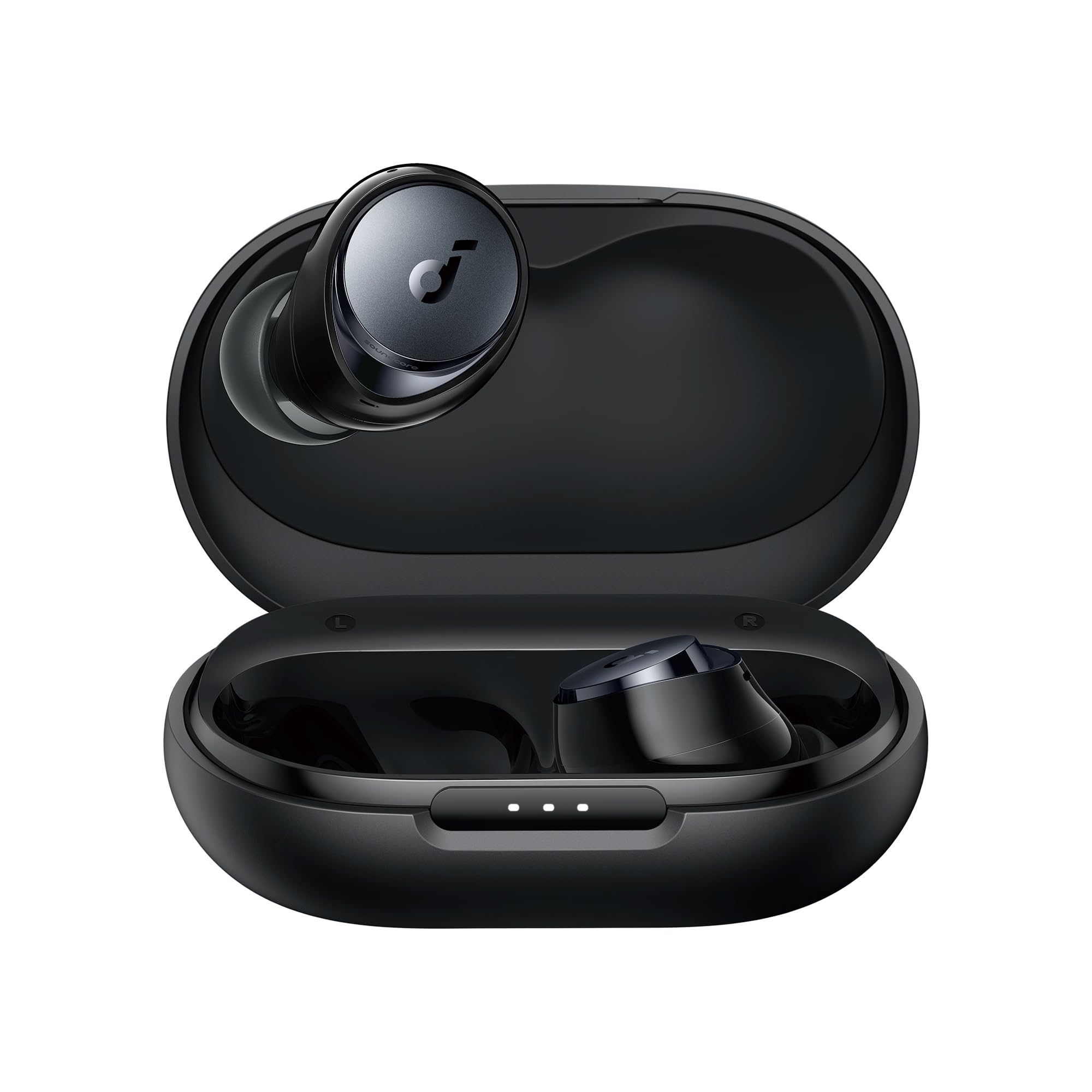 Soundcore by Anker Space A40 Adaptive Active Noise Cancelling Wireless Earbuds, Reduce Noise by Up to 98%, Ultra Long 50H Playtime, 10H Single Playtime, Hi-Res Sound, Comfortable Fit, Wireless Charge