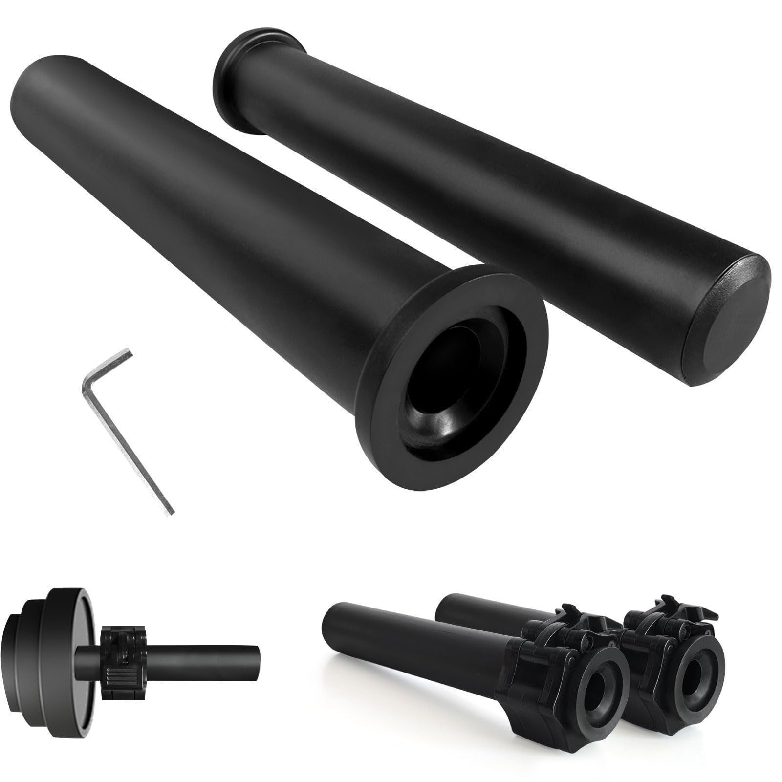 Photo 1 of Standard Olympic Barbell Adapter Sleeve: Converts 1 inch Standard Weight Plate Posts to 2" Olympic Weight Plate Posts - Perfect for Deadlifts & Squats