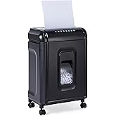 Amazon Basics 8 Sheet High Security Micro Cut Shredder with Pullout Basket, Black
