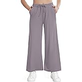 WiWi Women's Sweatpants Loose Casual Lounge Work Pants Lightweight Yoga Pant with Pockets S-XXL