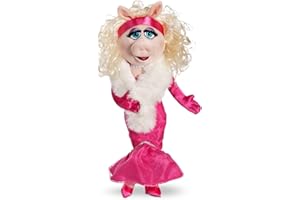 Disney Store - Official Miss Piggy plush toy - iconic 19" diva from The Muppets Collection - Glamorous and detailed design fo