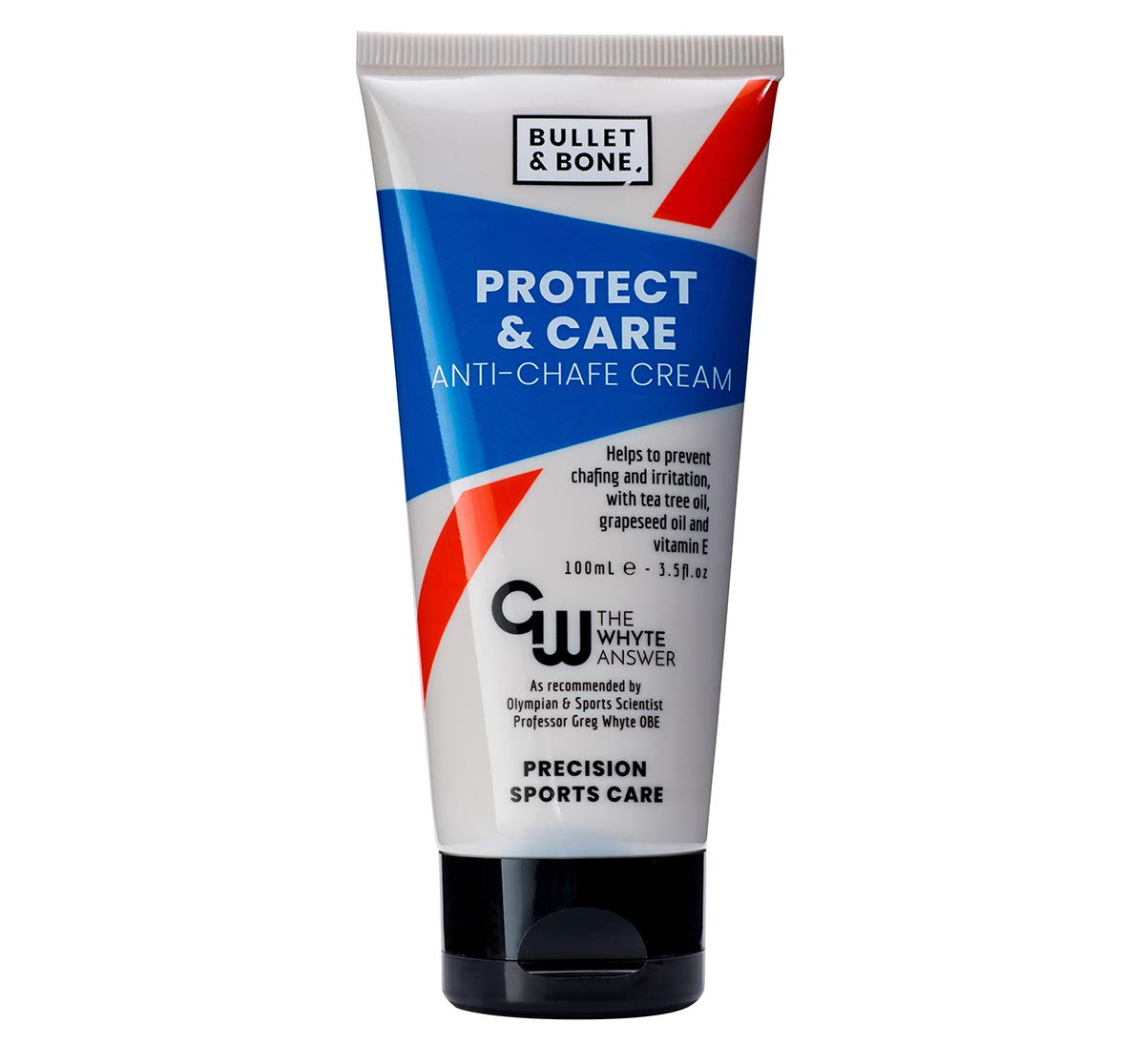 Bullet & Bone Protect & Care Anti-Chafe Cream Soothes Damaged Skin Reduces Chafing and Skin Irritation with Vitamin E 100ml