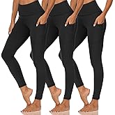 Opuntia Yoga Leggings for Women Pockets - Pack Pants High Waist Tummy Control Softy Stretch for Workout Yoga GymRunning