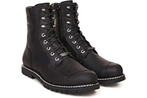 Indian Motorcycle Men's Lace Up Boot, Black - 2861703