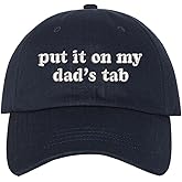 Put It On My Dad's Tab Embroidered Baseball Hat